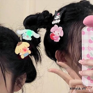 🌺xinyia🌺Kẹp Tóc Hình Chú Chó Yugui Có Đèn Led Phát Sáng Phong Cách Hàn Quốc Dễ Thương