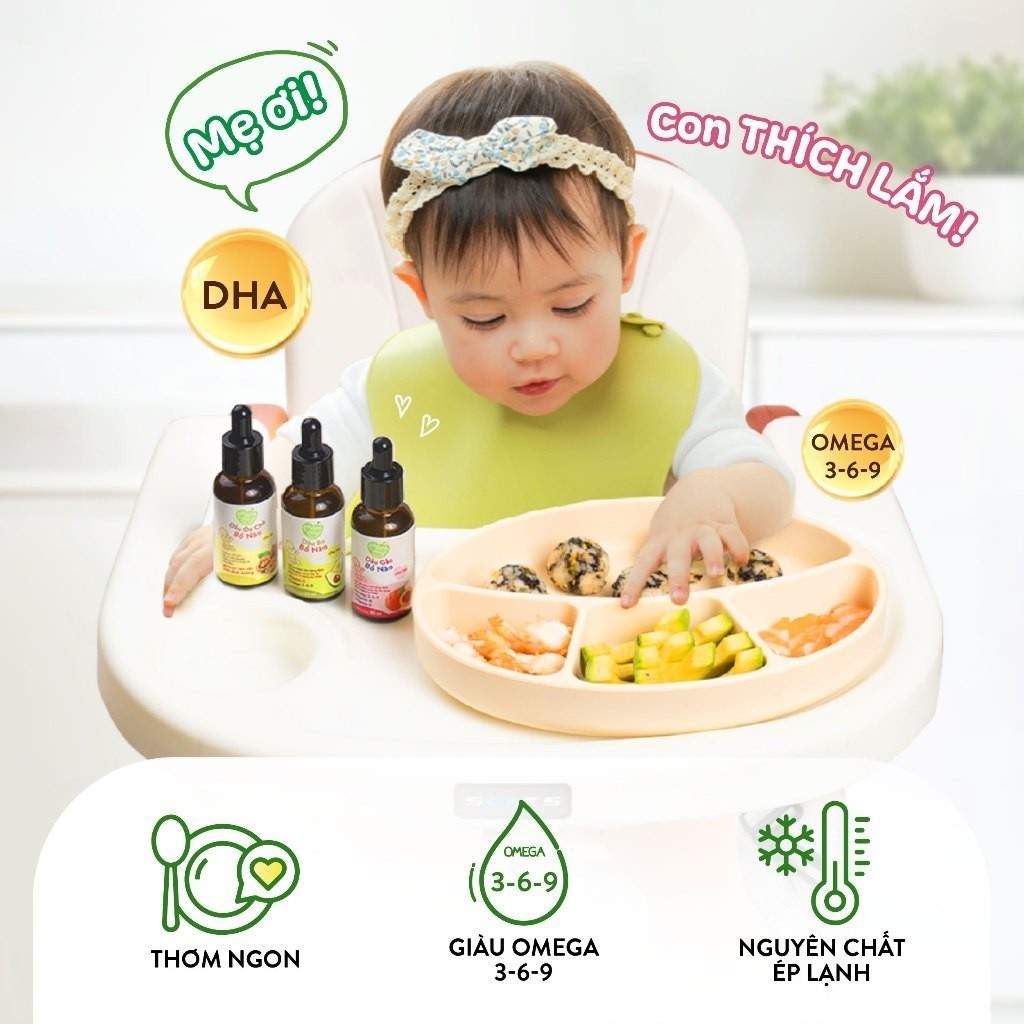 Ảnh Combo 3 dầu ăn dặm bổ não 30ml Mămmy bổ sung DHA và Omega 3 giúp bé phát triển trí não, thông minh 4