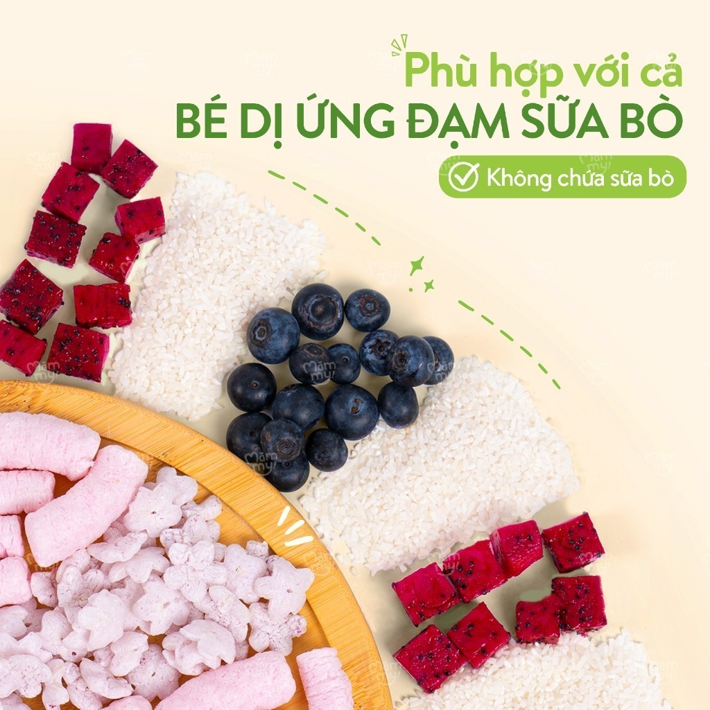 Ảnh Bánh ăn dặm Mămmy làm từ rau củ trái cây tự nhiên bổ sung canxi giúp bé phát triển toàn diện, hộp 12g 3