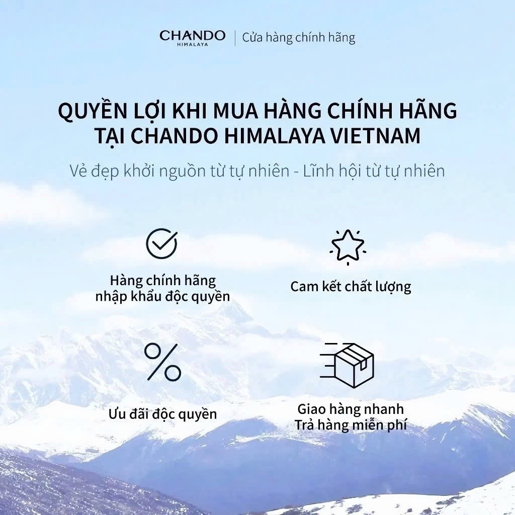 [VHL x Chando Himalaya] Sữa dưỡng thể Dưỡng ẩm/ Dưỡng trắng Chando Himalaya 600g