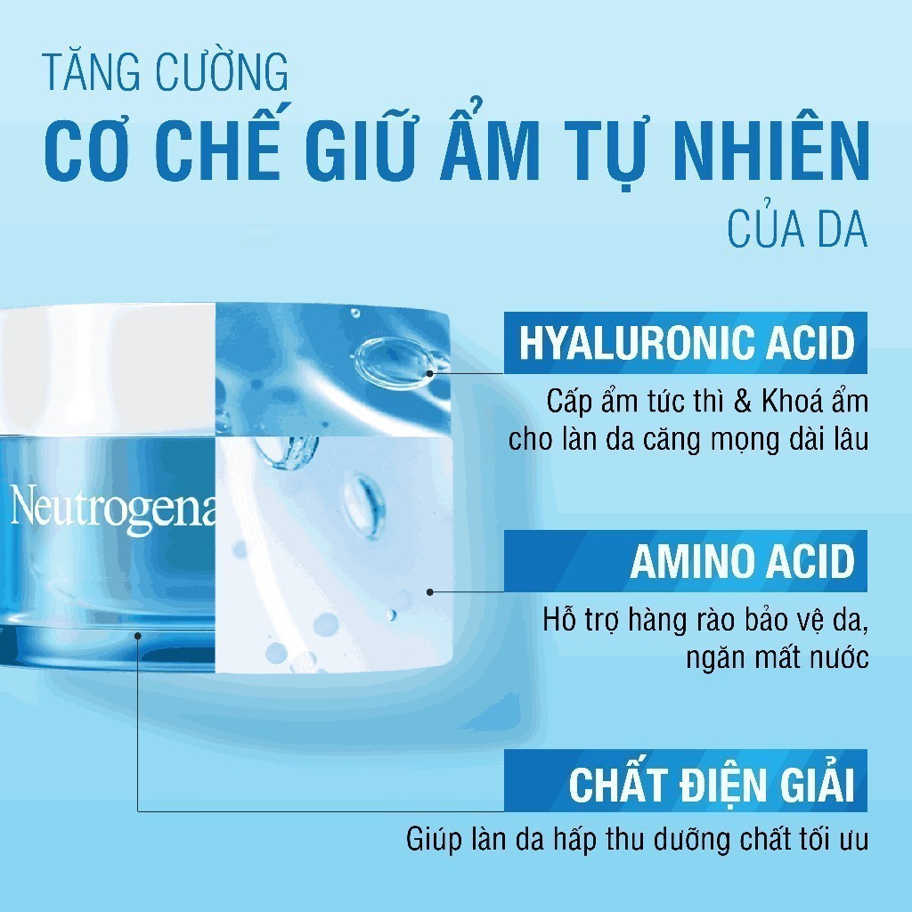 Ảnh Kem dưỡng ẩm cấp nước Neutrogena Hydro Boost Water Gel 50g _Tặng Tuýp 15g (Quà ko hiện giỏ) 2