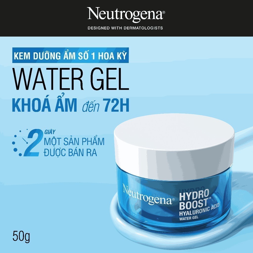Ảnh Kem dưỡng ẩm cấp nước Neutrogena Hydro Boost Water Gel 50g _Tặng Tuýp 15g (Quà ko hiện giỏ) 1