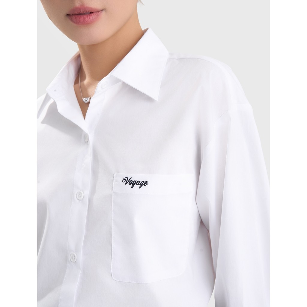 Áo sơ mi nữ CANIFA dài tay họa tiết kẻ 6TH25S001