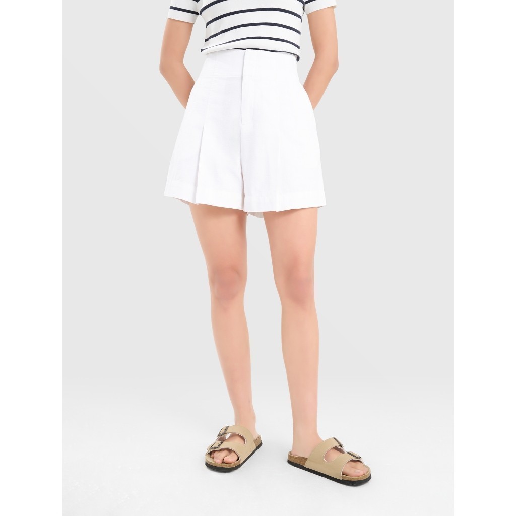 Quần short nữ CANIFA dáng A có chun chất liệu mềm mại 6BS25S013