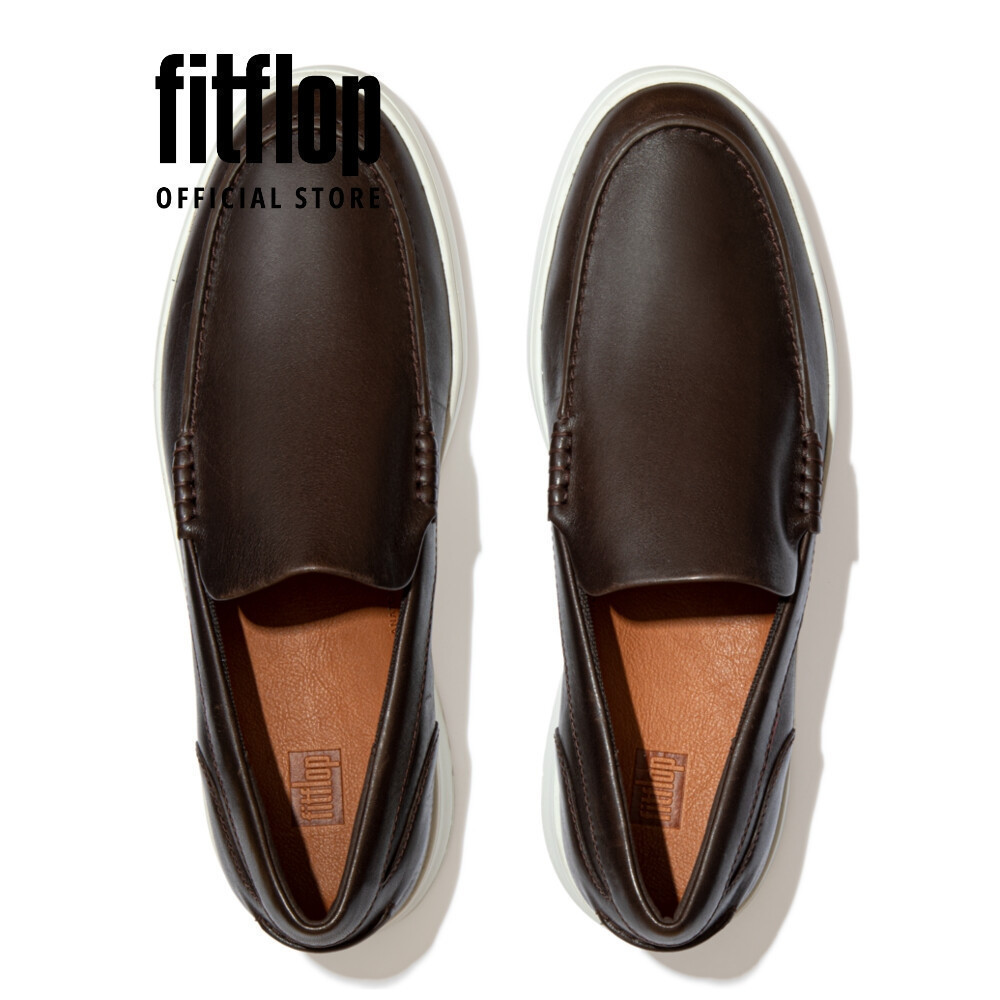 Giày Da BRANCE Nam FitFlop Nam FitFlop Kiểu Lười - Brown - FOT - CX8-170