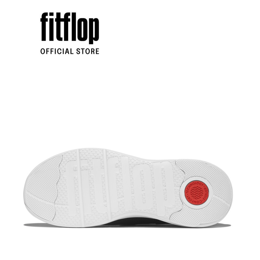 Giày Thể Thao Nữ FitFlop Dệt SUPER-Q Có Dây - Black - FOT - JH9-001
