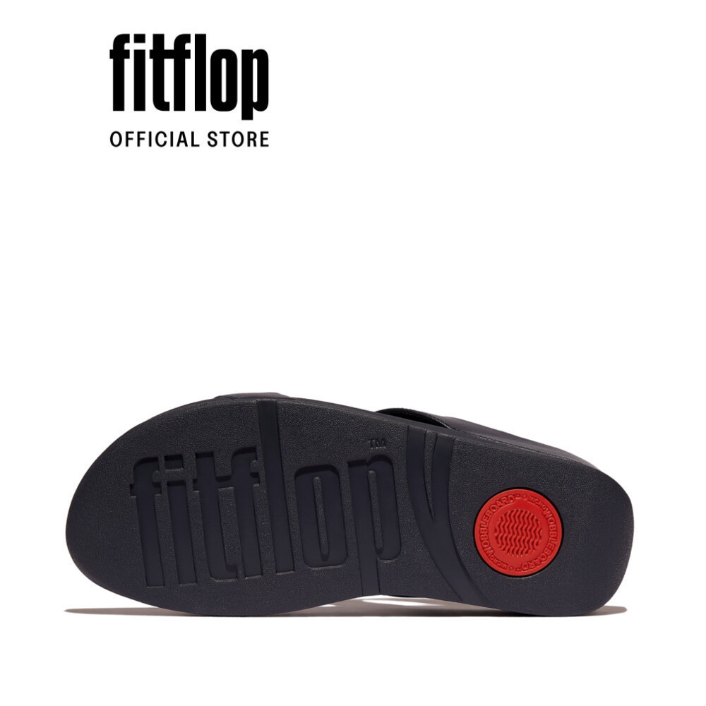 Dép Xăng Đan Nữ FitFlop Da FINO Đá Đa Màu - Navy - FOT - IU8-399