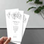 Bộ 50 tem dán hộp cảm ơn TE71 phong cách hoa vintage, decal nghệ thuật dán túi quà