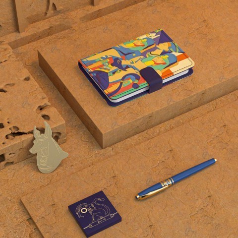 Bộ quà tặng Picasso cao cấp Thần Thoại Huyền Bí - Bút ký, sổ tay, mực, dấu trang độc đáo