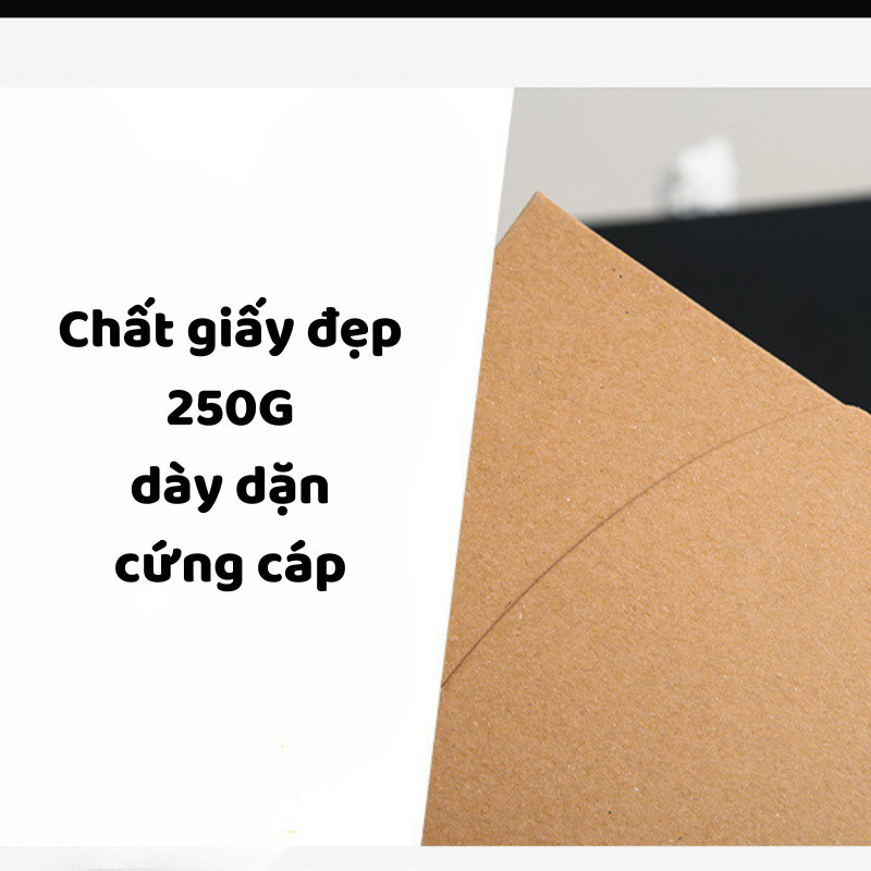 [Combo 3]Phong bì giấy kiểu ô cửa sổ 16*10.5*0.5cm TE51 đựng thiệp,bưu thiếp giấy bìa kiểu khung cửa