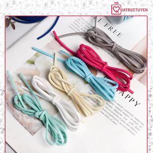 Dây ruy băng vải da làm nơ thắt hộp quà tặng, thiệp handmade - Nơ vải da lộn