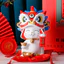 Mèo may mắn - Mèo thần tài đội mũ kỳ lân ( mẫu mới Hotrend )