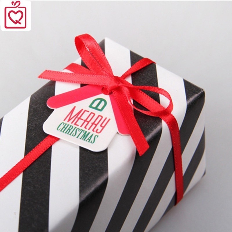 Thiệp giáng sinh Noel TE06 treo gói quà  thiệp treo cây thông, bánh kẹo người tuyết ông già Noel