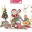 Quà tặng giáng sinh Gối ôm Noel dễ thương hình Cây thông bông, người tuyết bông noel