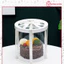 Hộp trụ tròn mica trong suốt H39 ,hộp quà nhựa đựng bánh sinh nhât, quà tặng độc đáo cao 21cm đáy 18cm