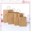 Túi giấy kraft đựng quà thực phẩm - túi xi măng nâu da bò có quai xách