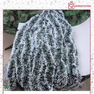 Dây chồn trang trí noel, giáng sinh dài 1m8, dây chồn nhiều màu tạo cây thông vòng nguyệt quế noel