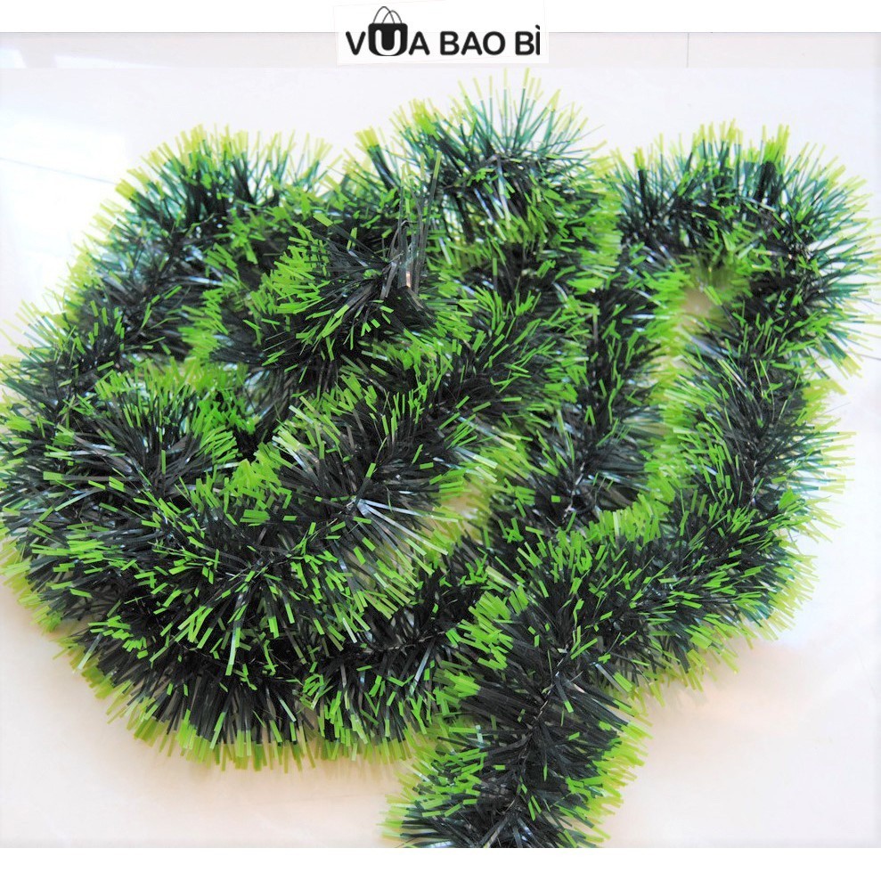 [Combo 2]Dây chồn trang trí noel, giáng sinh dài 1m8, dây chồn nhiều màu tạo cây thông vòng nguyệt quế noel