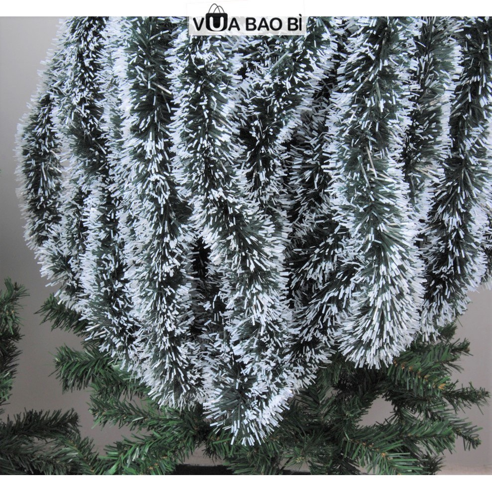 [Combo 2]Dây chồn trang trí noel, giáng sinh dài 1m8, dây chồn nhiều màu tạo cây thông vòng nguyệt quế noel