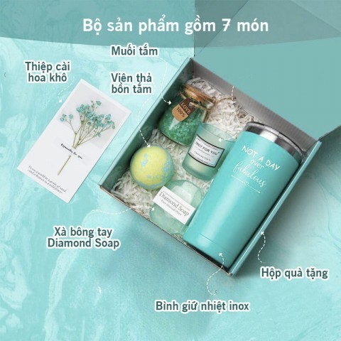 Set quà tặng Over Fabulous Luv210 - Bộ quà tặng sinh nhật các dịp lễ , tặng bạn bè, người yêu