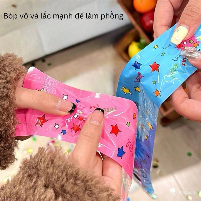 [Combo 3]Pháo bông đồ chơi hình súng mini bắn giấy kim tuyến tổ chức sinh nhật, sự kiện chúc mừng an toàn