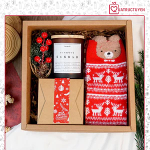 Set quà tặng Luvgift Merry Xmas Luv205, set quà ấm áp tặng giáng sinh tặng người yêu, bạn gái, vợ