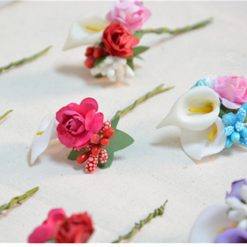[Combo 2]Hoa giấy decor, trang trí thiệp quà tặng, Tag dán hoa handmade dán thiệp, bưu thiếp độc đáo