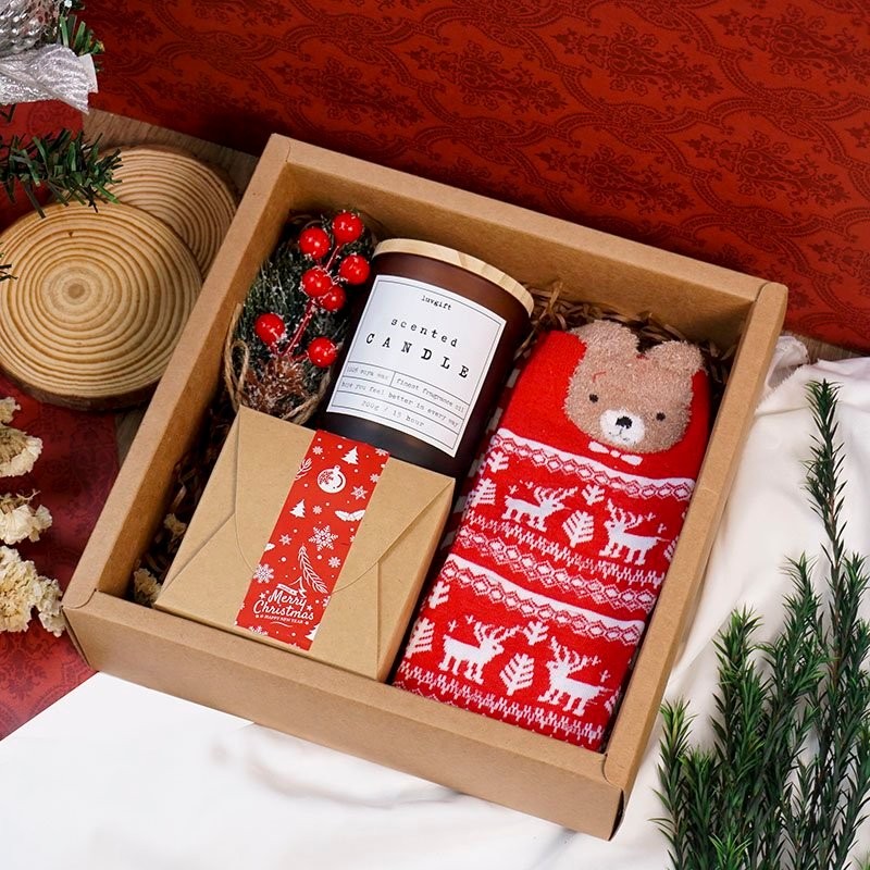 Set quà tặng Luvgift Merry Xmas Luv205, set quà ấm áp tặng giáng sinh tặng người yêu, bạn gái, vợ