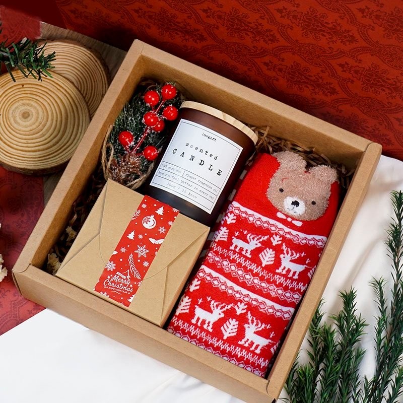 Set quà tặng Luvgift Merry Xmas Luv205, set quà ấm áp tặng giáng sinh tặng người yêu, bạn gái, vợ