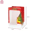 Túi quà giáng sinh TU03 cửa sổ trong suốt cùng hoạ tiết Noel , Túi giấy đựng quà mica