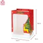 Túi quà giáng sinh TU03 cửa sổ trong suốt cùng hoạ tiết Noel , Túi giấy đựng quà mica