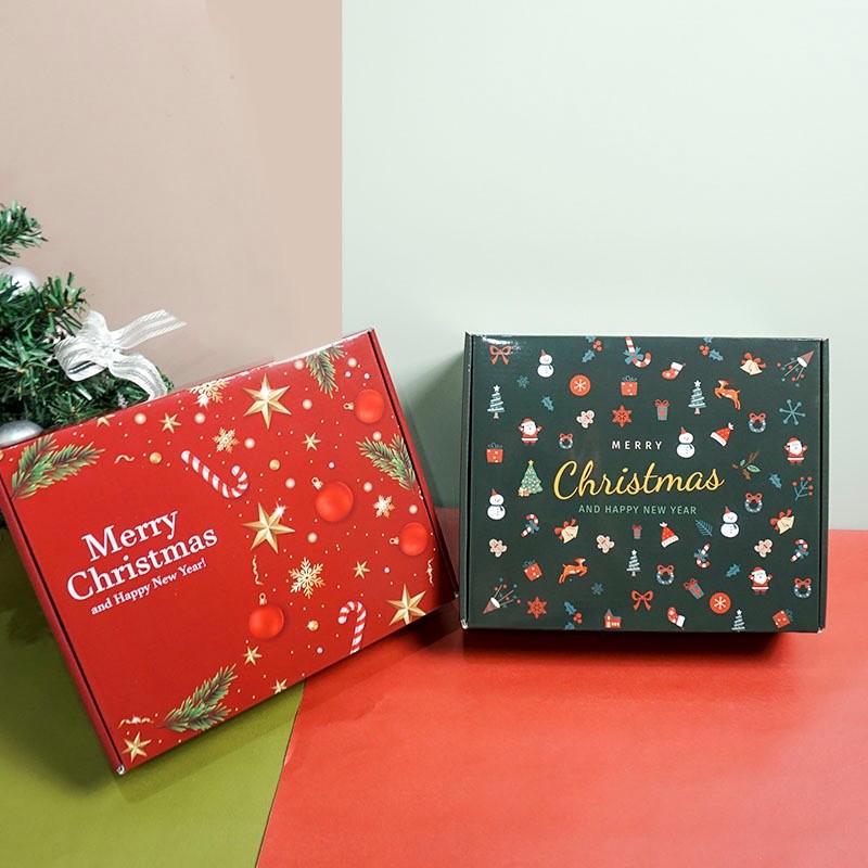 Hộp quà  - Túi quà tặng  Noel vintage thiết kế handmade ,tổng hợp nhiều loại hộp túi đựng quà