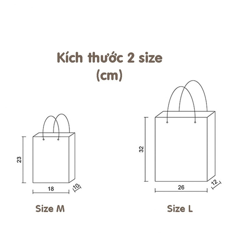[Combo 3] Túi giấy đựng quà họa tiết Giáng sinh dán nổi TU09 hình tuần lộc ông Già noel dày dặn