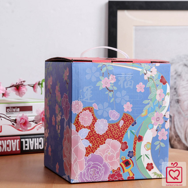 Mèo vẫy tay thần tài Chiêu Phúc Tài Bảo 14cm, mèo may mắn Nhật Bản Maneki Neko