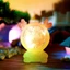 Đèn ngủ để bàn mini hình Huơu chứa cánh hoa tú cầu thiên nhiên dễ thương, độc đáo. Decor trang trí