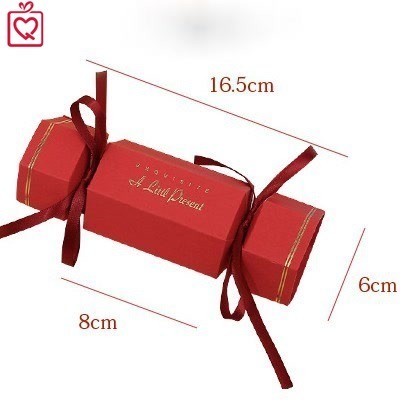 [Combo 3]Hộp hình kẹo làm giỏ quà Tết, hộp vỏ kẹo thắt nơ đựng socola bánh kẹo