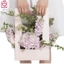 Túi đựng hoa ô cửa sổ 4 mặt H23 Túi cắm hoa chống thấm nước có quai xách làm giỏ hoa quả