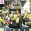 Túi đựng hoa ô cửa sổ 4 mặt H23 Túi cắm hoa chống thấm nước có quai xách làm giỏ hoa quả