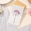 Thiệp chúc mừng giấy trắng cài hoa khô vinatage, thiệp 20/11 sinh nhật, chúc mừng VUABAOBI