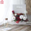 Túi đựng hoa nghệ thuật ô cửa sổ 1 mặt H24 - hộp để hoa chống thấm nước có quai nhiều màu
