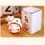 Tượng Mèo thần tài và Daruma Kim Vận 7.5cm, tượng cầu may mắn, bình an, thịnh vượng