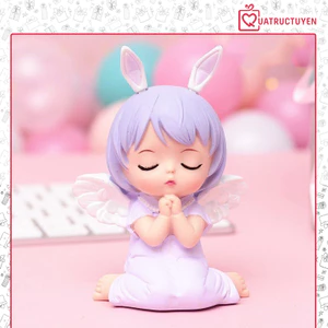Tượng Sweet Angel, Mô hình Thiên thần nhỏ dễ thương decor bàn học trang trí, quà tặng sinh nhật