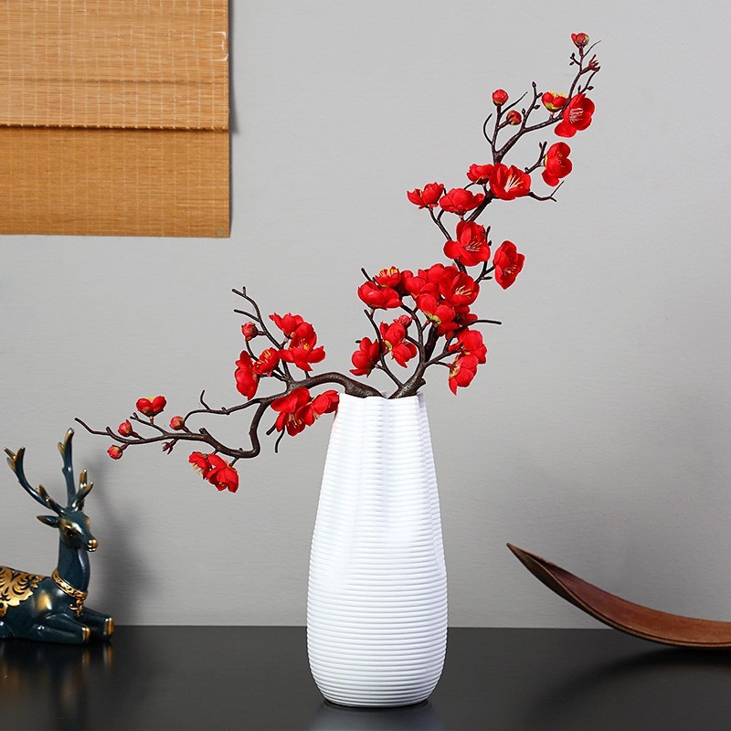 Cành hoa đào 30-60cm trang trí giỏ quà tết, trang trí Tết, oản nghệ thuật tháp bánh -Vua Bao Bì