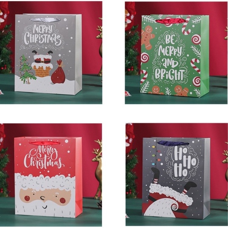[Combo 3] Túi quà giáng sinh Noel, Túi giấy đựng quà hoạ tiết Noel