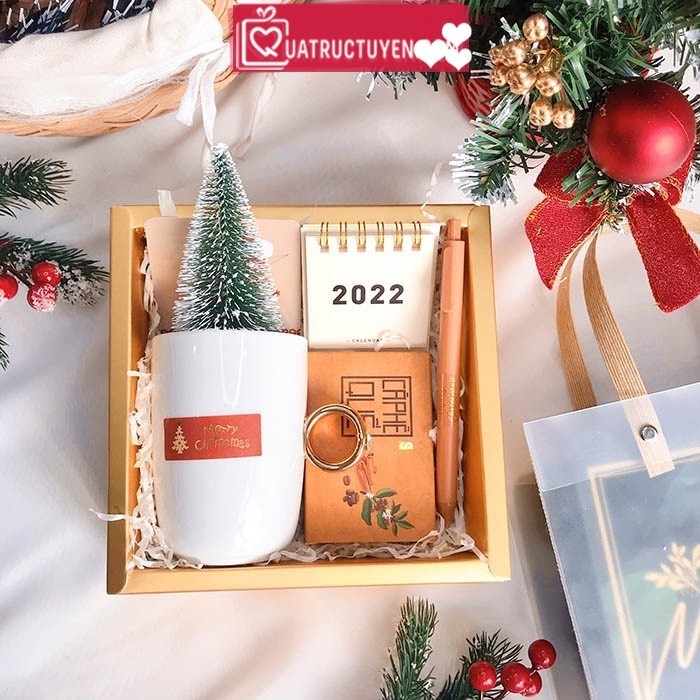 Set quà tặng So Verry Merry Luv129 - Set quà Giáng sinh ý nghĩa kèm túi quà tặng sang trọng