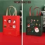 Túi quà Giáng Sinh ông già noel bằng giấy 23x18cm đựng quà tặng nhiều mẫu
