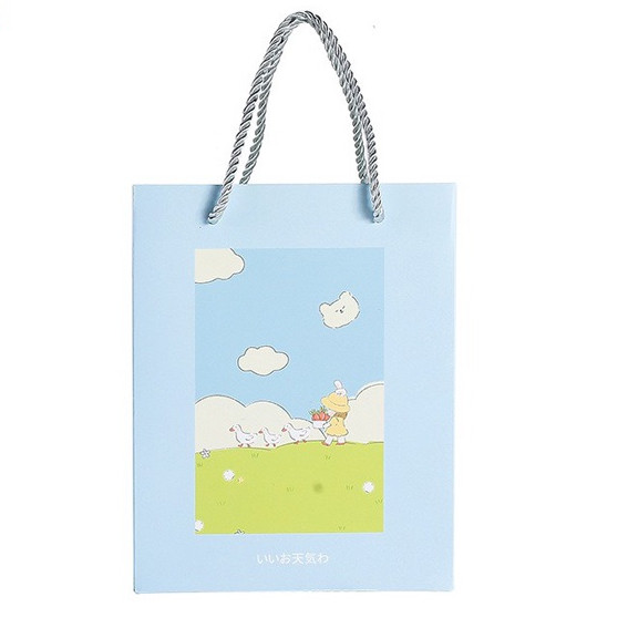 [Combo 3] Túi giấy đựng quà hoạ tiết hoạt hình dễ thương - Túi quà tặng cute sinh nhật, 20/11