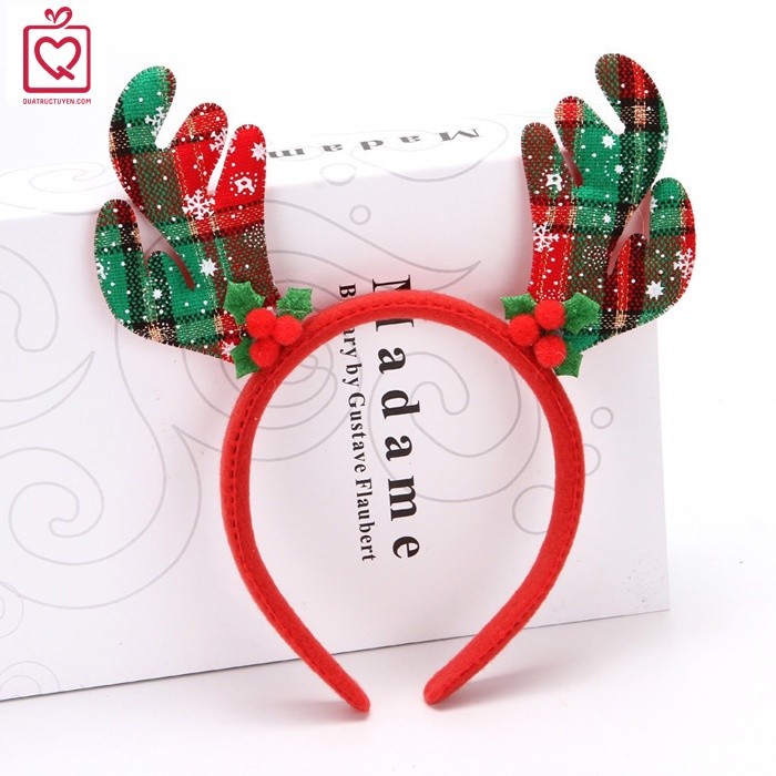 Bờm sừng tuần lộc Noel giáng sinh phụ kiện hóa trang dễ thương bạn gái, bé gái