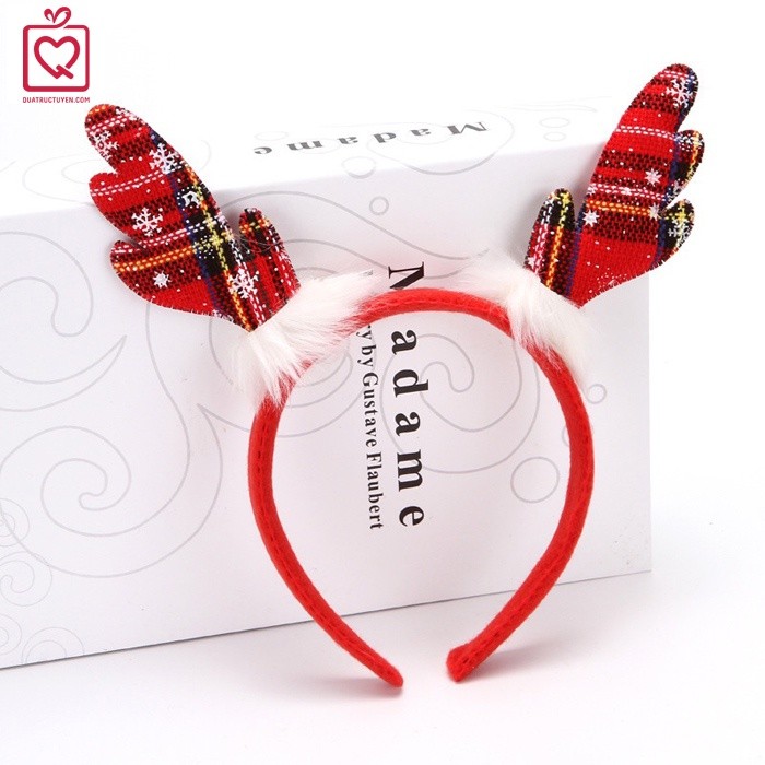 Bờm sừng tuần lộc Noel giáng sinh phụ kiện hóa trang dễ thương bạn gái, bé gái