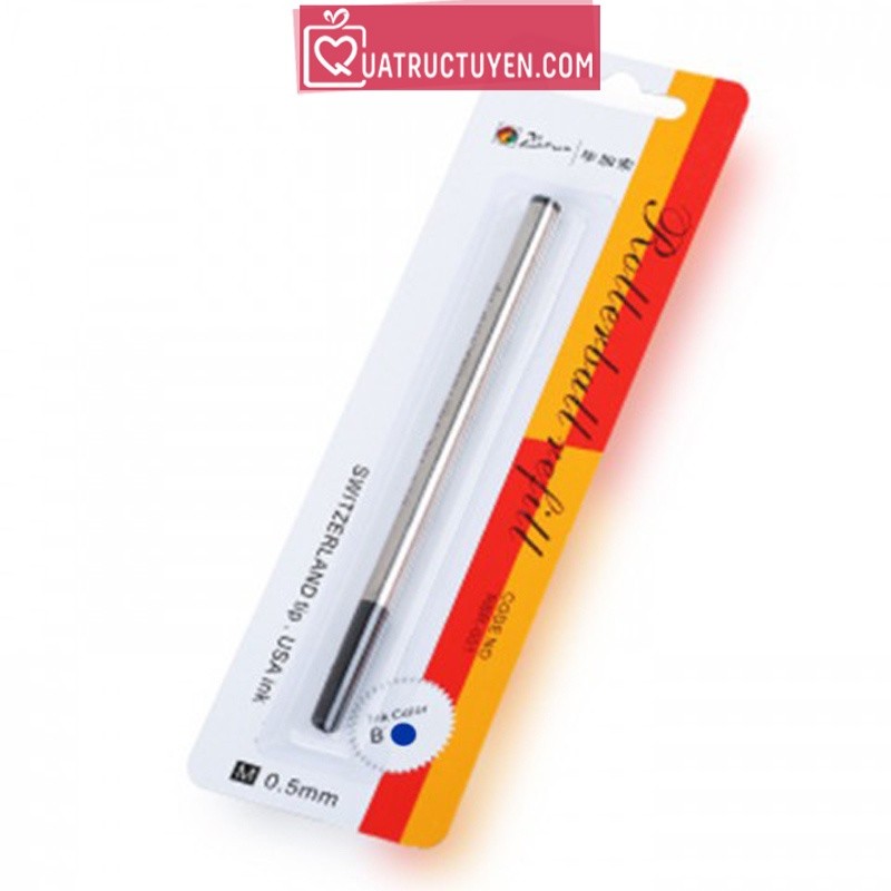 Ruột bút ký dạ bi Picasso màu xanh ngòi 0.5-0.7mm chính hãng